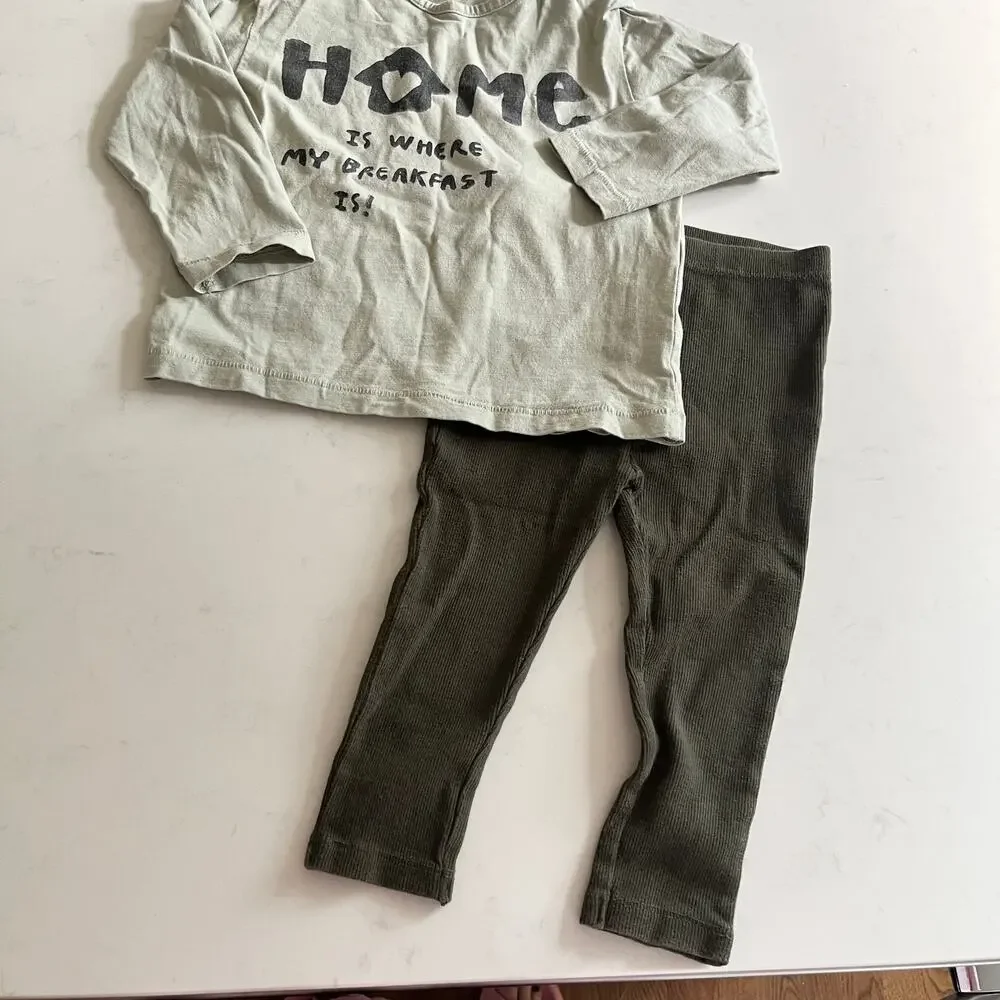 Boys Fall Winter Outfit Bundle 18-24M Contemporary Knits Tops Bottoms